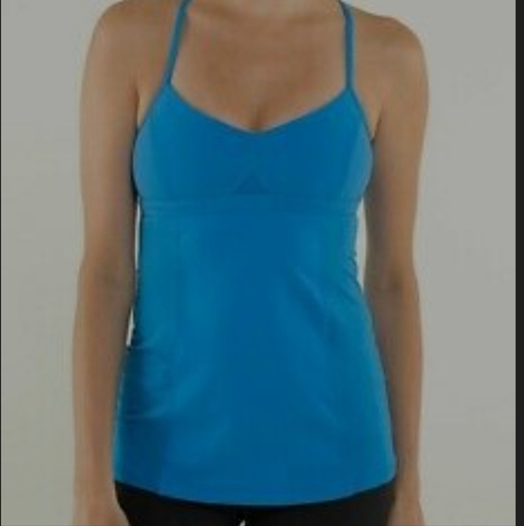 LULULEMON Cornflower Blue Bend and Flow Tanktop - Picture 1 of 7